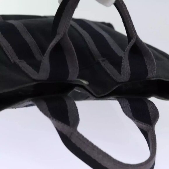 HERMES Fourre Tout PM Hand Bag Canvas Gray Auth - Picture 10 of 16